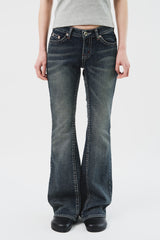 (W) Petti Low Bootscut Denim (2color)