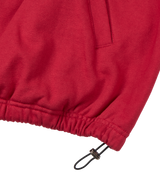 Cross String Hood _ Dark Red 