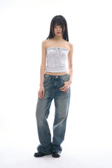 Tindra front shirring top