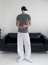 PDリブマッスルフィットショートスリーブTシャツ (3C)