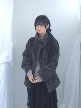 Cloud chiffon frill long skirt
