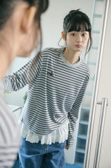 26SS★ パピーストライプ長袖Tシャツ