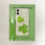 [MADE] Three-leaf clover Resin Case