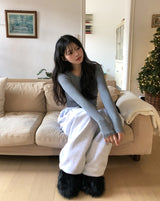 ムニウォームタッチボーダー長袖