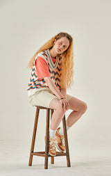 FRIEZE KNIT VEST