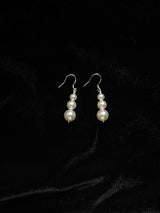 [925silver] Layer pearl earring