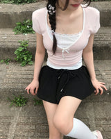 [♡MADE♡]  モアナカラーリングライントップ