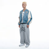 Lettering Balloon Sweatpants - GREY