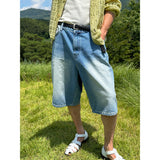 [S/S] ブルーウォッシングバミューダパンツ