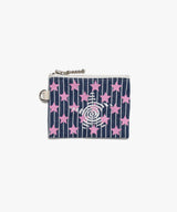 Twister Star Denim Wallet - Deep Blue/Pink
