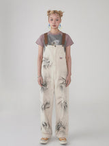 Short cotton printed T-shirt with retro patchwork color and raglan sleeves