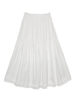 pua three-ribbon cancan frill sk