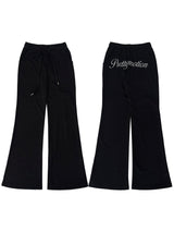 pretty emotion bootcut training pants (2color)