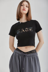 ミリクロップドTシャツ