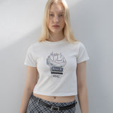 LA ケーキクロップTシャツ