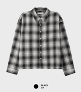 Landy 3172 Natural AVE Crop Check Long Sleeve Shirt