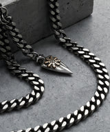 NC-402 Antique Flat Surgical Steel Curve Chain