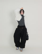 Angel Hairri Fur ボレロ ショートジャケット (Semi Cropped Jacket)