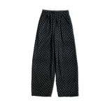 Mini Dot Fleece Pants (black)