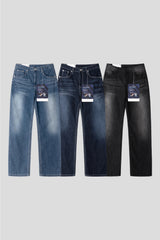 LMN Luton rectangular semi-wide denim pants (3 colors)