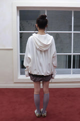 アカデミーフードカーディガン (White)