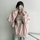 ドランVネックツーラインスウェット (5 colors)