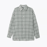 ENOC オーバーサイズフィットノックチェックシャツ (2 colors)