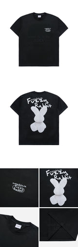 [24SS] ドゥードゥルファジーラビット半袖Tシャツ ブラック
