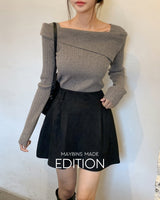 [MADE] Erin off-shoulder knit