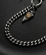 NC-402 Antique Flat Surgical Steel Curve Chain