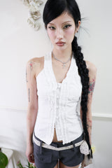 Dot cross necklace