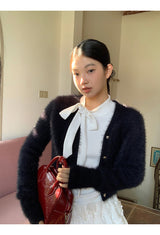 ハーフタートルネックストラップレースフリルロングスリーブTシャツ