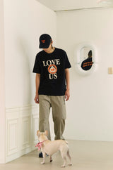動物愛護コラボキャンペーンTシャツ ブラック