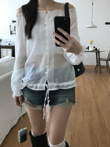 Salty Off-Shoulder Blouse (2 colors)