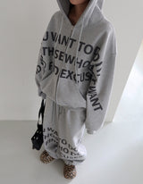 [UNISEX] One-two レタリングジョガー＆ワイドパンツ