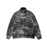 26SS TIE DYE STAND COLLAR ZIP UP