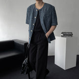 CR Monique Denim Tweed Half Jacket (2 colors)