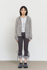 Robe Striped Zip Hoodie