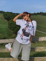 ティアリベットダブルニーバミューダパンツ