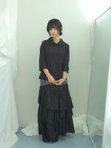 Semi-A-Line Double Button Jacket
