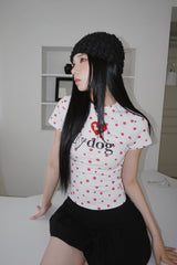 マイラブパピーラブリーショートスリーブTシャツ