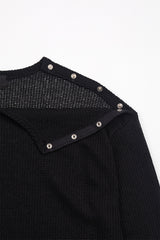 Ithea snap mesh tee