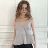 Maga sleeveless blouse (light gray)