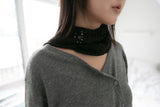 beads hairy muffler(2colors)