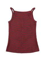 ストライプジャージベスト (RED)