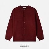 [CROP FIT] Round neck knit crop cardigan(6color)