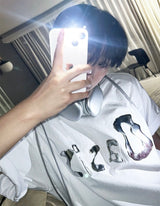 "Metallic Oasis Tee "