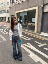 Vicky Basic Ribbed Round Sleeveless
