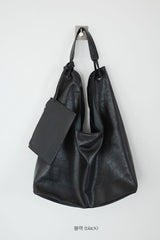 minimal knot shopper bag
