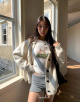 バンビスリムロングスリーブTシャツ